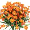 Flor Artificial Transfronteiriça Margarida Anti-UV Não Desbota Planta de Plástico Decoração de Casa Janela Exterior Flor de Plástico