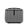 Maleta de Maquiagem Portátil, Bolsa Moderna de Grande Capacidade para Armazenamento de Skincare e Maquiagem para Viagem 14 polegadas