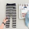 Outono de 2026 Huzhou Zhili Roupas Infantis Meninas Outono Estilo Coreano Estampa de Letras Calças Leggings Calças Infantis 6089