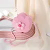 Bolsa de Paja Estilo Vacaciones de Verano con Flor Linda 2025 Nueva Bolsa de Paja Bolso Tejido Bolso Cruzado Mini Bolso para Monedas