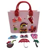 Serie de Vacaciones de Verano Transfronterizas Bolsa con Agujeros Bolsa de Flores Hebilla Material de Goma Suave de PVC Bolsa con Agujeros DIY Accesorios