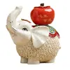 Figura Creativa de Elefante Blanco Estilo Chino, Simbolizando Buena Fortuna, Mascota de Té, Linda Decoración del Hogar, Regalo