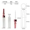 Fábrica Lili Shantou Tubo para Cílios com Tampa Rosa de 2ml Material de Embalagem Cosmética Tubo para Gloss Labial Cabeça de Pincel Pequena Tubo Vazio Galvanizado