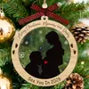 2026 Nuevas Decoraciones Colgantes Navideñas Transfronterizas Etiquetas de Madera Adornos para Árbol de Navidad Artesanías de Madera Letreros de Madera
