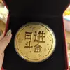 Shuibeite Mesmo Estilo Panqueca Dourada 50mg Ouro 999 Puro Feliz Aniversário Princesa Fique Rica Dia dos Namorados 520 Lembrança