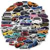 50 Pegatinas de Coche JDM de Dibujos Animados de Amazon Pueden Decorar Maletas, Maletas de Ruedas, Termos, Cuadernos