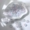 Atacado 20mm Borda Enrolada Flor de Rododendro Pétalas de Vidro DIY Artesanal Acessórios de Cabelo Hanfu Materiais de Pente de Cabelo Estilo Antigo