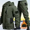 Chaqueta gruesa con forro polar de invierno, ropa de trabajo cálida de pelo largo, aislamiento para almacenamiento en frío, ropa protectora para ciclismo, ropa de trabajo resistente al desgaste