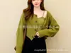 Estilo Nuevo de Otoño Estilo Suave Manga de Murciélago Suéter Holgado Chaqueta Moda para Mujer Cárdigan de Punto Chal Ropa Exterior