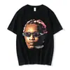 Camiseta con Estampado Gráfico del Rapero Young Thug Verano para Hombres y Mujeres g