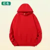 Sudadera con capucha pesada de rizo grande de 500g Hombros caídos holgados para hombre y mujer Pareja Talla grande Color liso Chaqueta casual tipo pullover