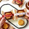 Bolsas de empaque para pasteles de luna y bases, bolsas selladas a máquina modelo nuevo, 50g, sensación de alta gama, bolsas de empaque individuales de 75g para hornear