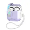 Adecuado para funda de auriculares AirPods Pro2/Pro3/4, Soporte de tapa emergente Apple, Ajuste integral