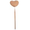 Espejo grande de acero inoxidable para injerto de pestañas, espejo grande con forma de corazón para inspección de pestañas, asistente para pestañas, herramienta de belleza.