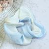 Scrunchie de Rede Degradê para Mulheres, Estilo Suave, Elástico de Cabelo de Alta Estética, Acessório de Cabelo de Borracha para o Verão