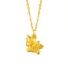 Hazte Rico Inmediatamente, Collar de Plata Pura 999 para Mujer, Nuevo Estilo Chino, Tendencia Nacional, Cadena para Clavícula de Unicornio del Año del Zodiaco, Colgante de Caballo del Zodiaco