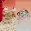 Colgante de oro puro 999 Hello Kitty, Sanrio con cordón de pata de gato de terciopelo, regalo de tienda de oro