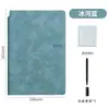 Cuaderno de pizarra A5 regrabable traje de pizarra de doble cara PU tableta de borrador portátil cuaderno