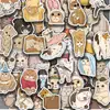 50 Pegatinas de Expresiones de Gato Pack Dibujos Animados Gato Graffiti Manualidad DIY Teléfono Móvil Portátil Decoración Pegatinas