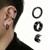 Pinzas para Orejas de Acero de Titanio de Estilo Coreano Más Vendidas, Pendientes sin Perforar, Aros para Orejas que No se Desvanecen, Aretes de Tachuela, Pendientes Personalizados, Venta al por Mayor de Joyería, Aros Redondos
