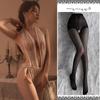 Lencería Sexy con Cuello en V Profundo, Encaje Transparente, No Necesita Quitarse en la Cama, Body Apasionado de Entrepierna Abierta para Mujer