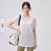 Roupas de Ginástica, Camiseta Esportiva, Cobertura Esportiva Feminina para Treino e Corrida, Top para Pilates e Yoga, Manga Longa de Secagem Rápida, Roupa Casual Esportiva
