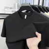 Camiseta de Manga Corta Antibacteriana de Lyocell para Hombre 10A 2026 Nuevo Verano Cuello Redondo Moderna Delgada Transpirable Top para Hombre