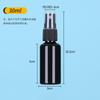 30ml50ml100ml blanco negro pet botella de spray oscuro botella de spray alcohol desinfectante sub-envasado regadera pequeña