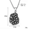 Collar de Acero de Titanio con Colgante Irregular de Calavera Estilo Hip-Hop Ins Europeo y Americano, Joyería Punk de Alta Gama para Hombre, Venta Directa