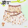 Cuecas Boxer para Meninos de Crianças Maiores, Design de Desenho Animado Respirável, Novo Estilo de Verão, Fresco e Sem Aperto, Shorts Finos, Moderno