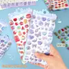 Pegatinas Divertidas Flotantes Estéreo de Dibujos Animados Diamante de Cristal Material de Decoración para Niños Pegatinas 3D Pegatinas con Relieve de Niña Linda