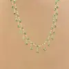 Collar de Borla de Doble Capa con Mariposa Colorida Verano Fresco Gargantilla de Gama Alta Accesorios Cadena para Clavícula Femenina de Nicho