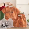 Ropa para Niños Conjunto de Verano para Niños 2026 Nuevo Estilo Conjunto de Dos Piezas Casual de Manga Corta para Bebé Ropa de Bebé al por Mayor