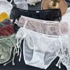 Liquidação Roupa Íntima Feminina Renda Pura Gelo Malha Sexy Fofa Cintura Baixa