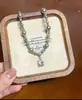 Colgante Cubo de Azúcar Gris Manta Collar de Perlas Shijia Cadena de Suéter Elegante de Lujo Accesible para Mujer Collar de Moda de Gama Alta
