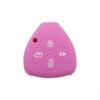 Funda de silicona para llave de control remoto de coche Toyota Corolla, cubierta protectora para carcasa de llave de coche Camry
