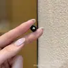 Ágata Negra, Ágata Vermelha, Contas de Meteorito Incrustadas com Cobre Puro, Contas Tai Chi com Gotejamento de Óleo, Acessórios Colecionáveis