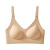 Ropa interior sin costuras transfronteriza europea y americana para mujeres con poco busto, Push-Up y Levanta Busto, Anticaída, Sujetador sin varillas para recoger los senos laterales