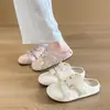 Novo Estilo Roupa de Exterior Sandálias de Verão Estilo Birkenstock com Design Slip-On, Fechamento em Velcro, Couro Sintético, Versátil Estilo Francês 2026
