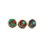 Cuentas Espaciadoras de Nube de Mantra Nepalí de Seis Sílabas DIY Pulsera de Ágata Cuentas de Madera 108 Cuentas Cuentas Espaciadoras de Nube