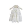 Vestido Francês Doce e Fofo para Meninas Estilo Verão Sem Mangas Cor Lisa Vestido Colete com Laço