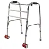 Andador de Acero Inoxidable para Jóvenes con Fracturas, Andador para Caminar Asistido, Andador para Ancianos con Ruedas, Ayuda para Entrenamiento de Extremidades Inferiores