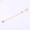 Acessórios diy 925 prata esterlina colar de pérolas pulseira fecho cauda de amor fecho de corrente ponto de fecho de ajuste de corrente de contas corrente de extensão de puxar