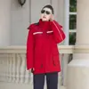 Ropa de trabajo de algodón antiestática de invierno, de longitud media, con tiras reflectantes, cálida y protectora, desmontable, adecuada para trabajadores de fábrica