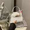 Estilo Coreano de Moda 2026 Bufanda Sencilla de Seda Moda Femenina Elegante Estilo Nuevo Bolso de Mano Cruzado de un Solo Hombro Pequeño Cuadrado