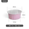 Taza Desechable para Pudín de Nieve Mei Niang Dafu Banji Papel de Aluminio Espesado para Hornear Caja de Empaque de Lata Forma de Corazón Empaque Comercial
