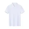 Camisa polo elástica de poliéster-algodón de 210 g, 32 hilos, camiseta de manga corta de verano con cuello camisero, camisa de cultura corporativa con logotipo bordado y estampado