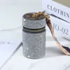 Monedero de Diamantes Estilo Europeo y Americano 2023 Nuevo Bolso Pequeño Colgante Bolsa para Auriculares Bolso Rojo Mini Bolso Llavero