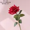 Rosas com Borda Enrolada Leves e com Sensação de Umidade Atacado Estilo Ins Fabricante de Flores Artificiais Decoração de Casa Casamento Transfronteiriço Flores Artificiais