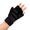 Guantes de Fitness Medio Dedo Equipo Entrenamiento Palma Montar Antideslizante Guantes para Mancuernas Deportes Levantamiento de Pesas Barra